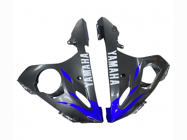Bleu Brillant Noir Carénage Moto Yamaha YZF 600 R6 2005