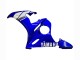 Bleu Blanc Carénages Moto Yamaha YZF 600 R6 2005