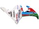 Bleu Clair Blanc Vert Rouge Kastinee Dunlop Motul Carénage Moto Yamaha YZF 600 R6 2005