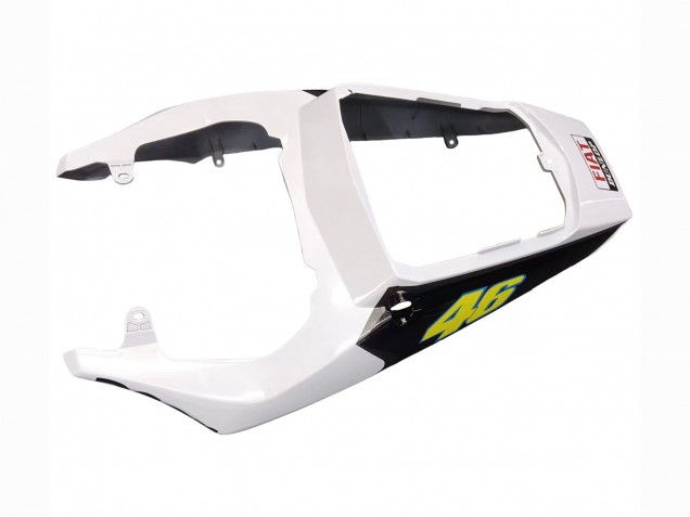 Blanc Bleu Dunlop Fiat Motul Carénage Moto Yamaha YZF 600 R6 2005