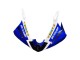 Blanc Bleu Dunlop Fiat Motul Carénage Moto Yamaha YZF 600 R6 2005