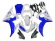 Blanc Bleu Yamalube Carénage Moto Yamaha YZF 600 R6 2005