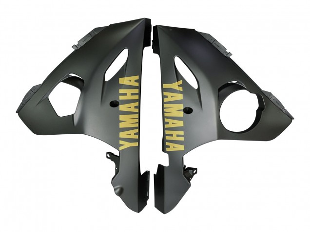 Gris Noir Mat Or Carénage Moto Yamaha YZF 600 R6 2005