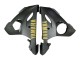 Gris Noir Mat Or Carénage Moto Yamaha YZF 600 R6 2005