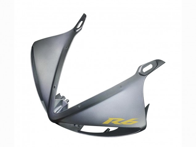 Gris Noir Mat Or Carénage Moto Yamaha YZF 600 R6 2005