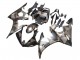 Noir Mat Gris Geometric Carénage Moto Yamaha YZF 600 R6 2005