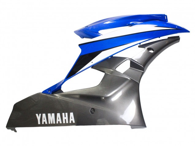 Bleu Blanc Noir Brillant Carénage Moto Yamaha YZF 600 R6 2006-2007