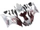 Blanc Rouge Marron Fiat Acer Yamalube Carénage Moto Yamaha YZF 600 R6 2006-2007