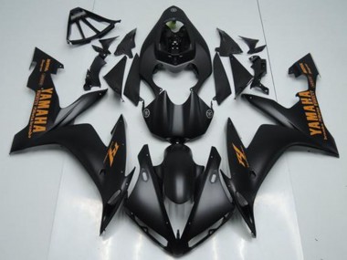 Noir Mat Orange Carénage Moto Yamaha YZF R1 2004-2006 Pas Chère
