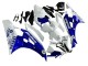 Blanc Bleu Jordan Carénage Moto Yamaha YZF 600 R6 2006-2007