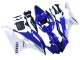 Blanc Bleu Noir Carénage Moto Yamaha YZF 600 R6 2006-2007