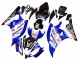 Blanc Bleu Noir Fimer Volvo Yamalube Sterilgarda Carénage Moto Yamaha YZF 600 R6 2006-2007