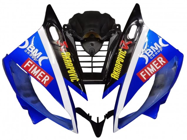 Blanc Bleu Noir Fimer Volvo Yamalube Sterilgarda Carénage Moto Yamaha YZF 600 R6 2006-2007
