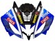 Blanc Bleu Noir Fimer Volvo Yamalube Sterilgarda Carénage Moto Yamaha YZF 600 R6 2006-2007