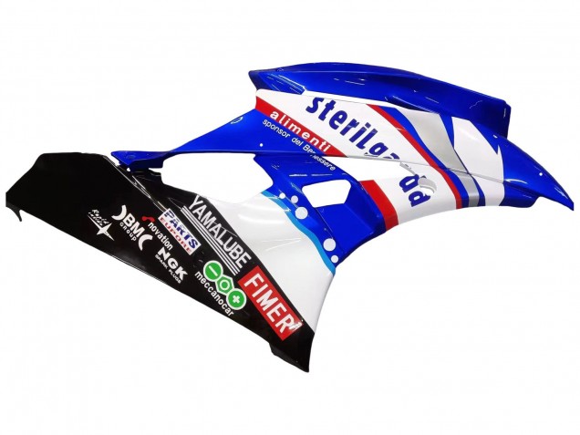 Blanc Bleu Noir Fimer Volvo Yamalube Sterilgarda Carénage Moto Yamaha YZF 600 R6 2006-2007