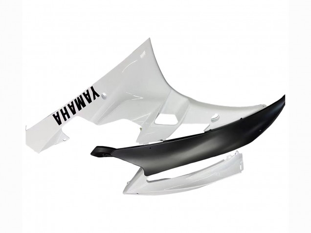 Blanc Noir Mat Carénage Moto Yamaha YZF 600 R6 2006-2007