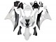 Blanc Noir Mat Carénage Moto Yamaha YZF 600 R6 2006-2007