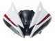 Blanc Rouge Carénage Moto Yamaha YZF 600 R6 2006-2007