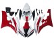 Blanc Rouge Carénage Moto Yamaha YZF 600 R6 2006-2007