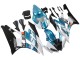 Blanc Bleu Noir Semakin Didepan ENEOS Carénage Moto Yamaha YZF 600 R6 2006-2007