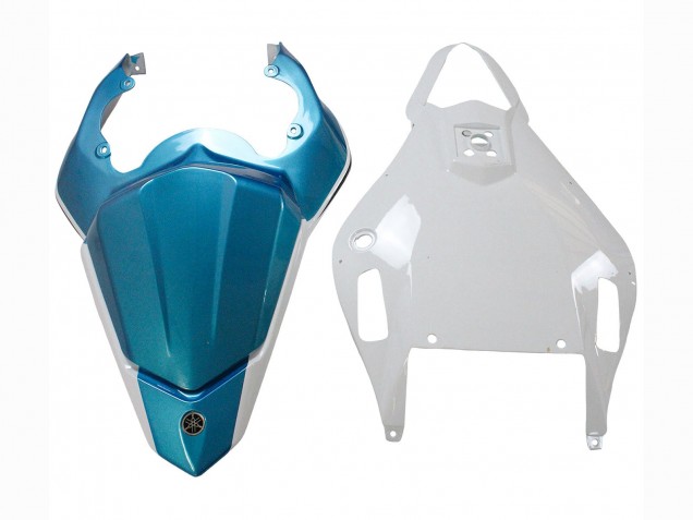 Blanc Bleu Noir Semakin Didepan ENEOS Carénage Moto Yamaha YZF 600 R6 2006-2007