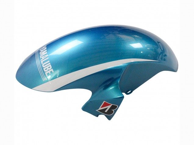 Blanc Bleu Noir Semakin Didepan ENEOS Carénage Moto Yamaha YZF 600 R6 2006-2007