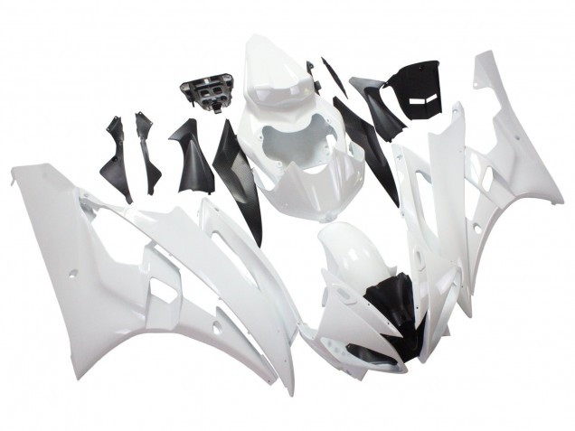 Blanc Carénage Moto Yamaha YZF 600 R6 2006-2007