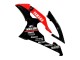 Rouge Noir Brillant DENSO Yamalube 21 Carénage Moto Yamaha YZF 600 R6 2008-2016