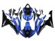 Blanc Bleu Noir Brillant Carénage Moto Yamaha YZF 600 R6 2008-2016