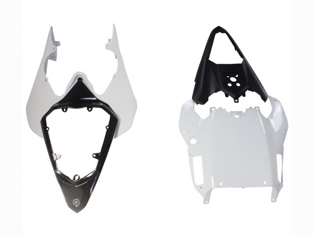 Blanc Rouge Noir Brillant Carénage Moto Yamaha YZF 600 R6 2008-2016