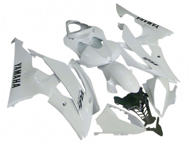 Blanc Brillant Carénage Moto Yamaha YZF 600 R6 2008-2016
