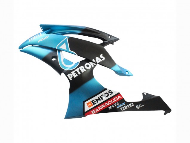 Bleu Clair Noir Mat Petronas ENEOS Carénage Moto Yamaha YZF 600 R6 2008-2016