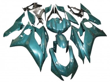 Aqua Bleu Perle Carénage Moto Yamaha YZF 600 R6 2008-2016 Pas Chère