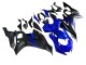 Bleu Noir Mat Carénage Moto Yamaha YZF 600 R6 2017-2023