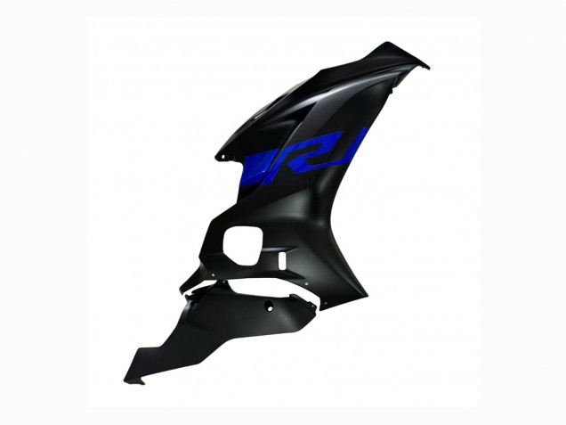 Bleu Noir Mat Carénage Moto Yamaha YZF 600 R6 2017-2023