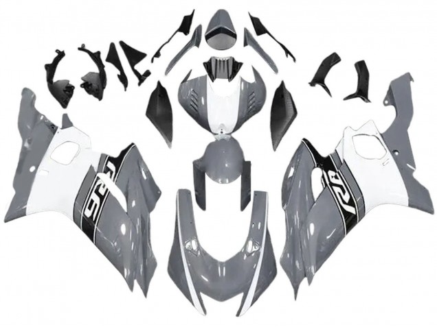 Nardo Gris Blanc Carénage Moto Yamaha YZF 600 R6 2017-2023