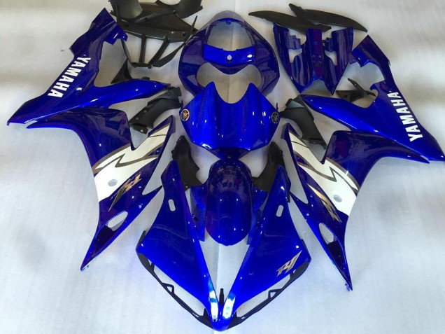 Bleu Blanc Carénage Moto Yamaha YZF R1 2004-2006