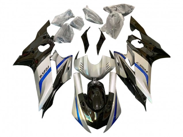 Argent Bleu Noir Carénage Moto Yamaha YZF 600 R6 2017-2023