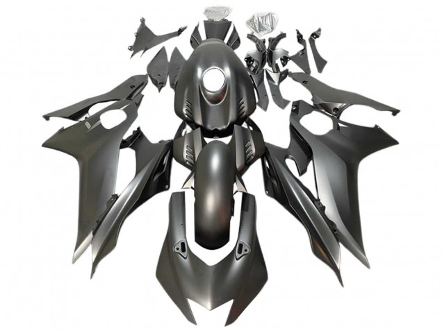 Noir Mat Carénage Moto Yamaha YZF 600 R6 2017-2023