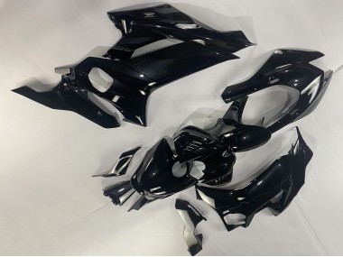Noir Brillant Carénage Moto Yamaha YZF 600 R6 2017-2023 Pas Chère