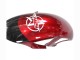 Blanc Rouge Noir Carénage Moto Yamaha YZF 600 R6 2017-2023