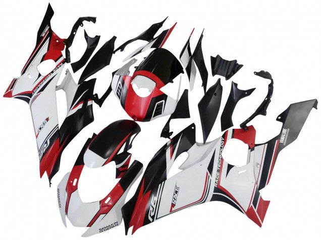 Blanc Rouge Noir Semakin Didepan Carénage Moto Yamaha YZF 600 R6 2017-2023