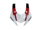 Blanc Rouge Noir Semakin Didepan Carénage Moto Yamaha YZF 600 R6 2017-2023