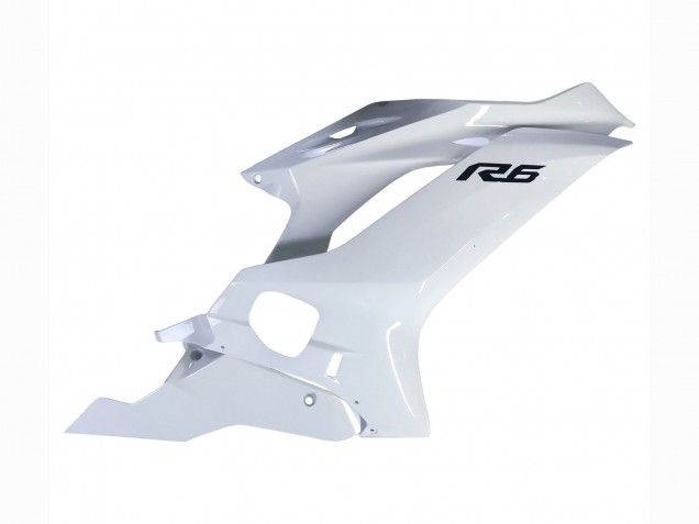 Blanc Carénage Moto Yamaha YZF 600 R6 2017-2023