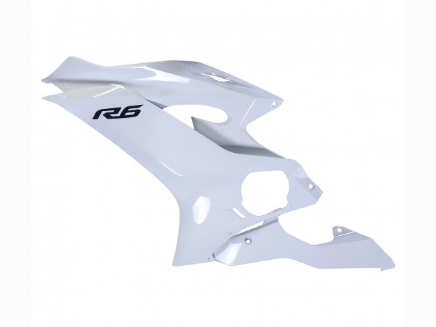 Blanc Carénage Moto Yamaha YZF 600 R6 2017-2023