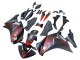 Noir Mat Rouge Bande Carénage Moto Honda CBR250RR 2011-2015