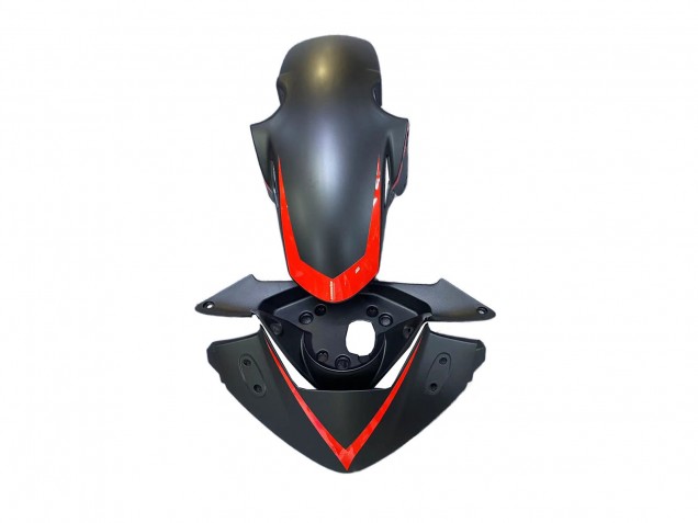 Noir Mat Rouge Bande Carénage Moto Honda CBR250RR 2011-2015