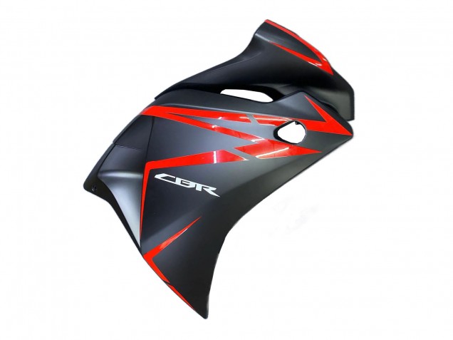 Noir Mat Rouge Bande Carénage Moto Honda CBR250RR 2011-2015