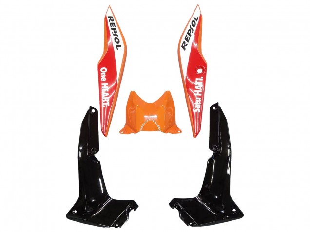 Orange Blanc Rouge Noir Glossy HRC Repsol Carénage Moto Honda CBR250RR 2011-2015