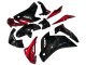 Noir Brillant Rouge Carénage Moto Honda CBR250RR 2011-2015